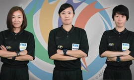 Tổ trọng tài nữ đầu tiên cầm còi tại AFC Cup