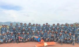 Cán bộ, chiến sĩ Đại đội pháo phòng không 23, Tiểu đoàn 105, Sư đoàn Phòng không 363 tham gia diễn tập