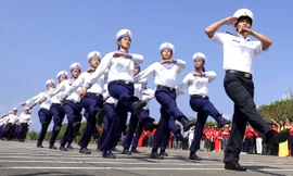 Chiến sĩ khối đảo Trường Sa ra quân huấn luyện năm 2024