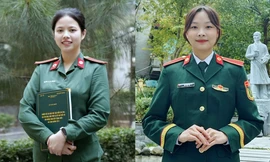 Bóng hồng Quân y nguyện xứng hai màu áo