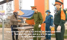 Chính quyền, quân đội và người dân nói gì về việc phong tỏa thôn Hạ Lôi?