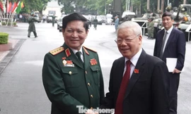 Tổng Bí thư, Chủ tịch nước Nguyễn Phú Trọng dự và chỉ đạo Đại hội Đảng bộ Quân đội