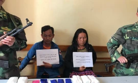 Hai đối tượng và tang vật vụ án