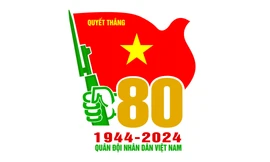 Bộ Quốc phòng công bố mẫu biểu trưng kỷ niệm 80 năm ngày thành lập Quân đội