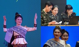Ngắm các bóng hồng tài sắc ở Học viện Quân y 