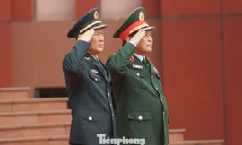 Bộ trưởng Quốc phòng Việt Nam - Trung Quốc có cuộc hội đàm tại Hà Nội, chiều 27/5. Ảnh: Nguyễn Minh