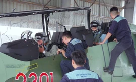 Các tổ bay L-39NG chuyển sân tham gia nhiệm vụ A80