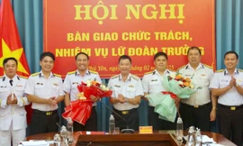 Trung tá Vũ Dũng Chính giữ chức vụ Lữ đoàn trưởng Lữ đoàn tên lửa bờ 682 