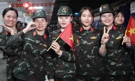 Bóng hồng Quân đội tự tin tỏa sáng tại ngày hội lớn