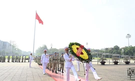 Người lính mũ nồi xanh Việt Nam nguyện tuyệt đối trung thành, xứng đáng là những sứ giả hòa bình