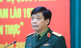 Đại diện Bộ Quốc phòng thông tin về Hội thảo Chiến thắng đường 9 - Nam Lào, chiều 12/3