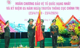 Đơn vị lá cờ đầu của Bộ đội Biên phòng đón nhận Huân chương Bảo vệ Tổ quốc 
