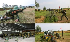 Huấn luyện chiến sĩ mới trong mùa… ‘COVID’