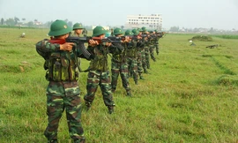 Một trong 4 nội dung của đợt thi đua là xây dựng chính quy, rèn kỷ luật nghiêm