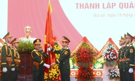 Đại tướng Phan Văn Giang trao sức mạnh quyết chiến, quyết thắng cho Quân đoàn 34