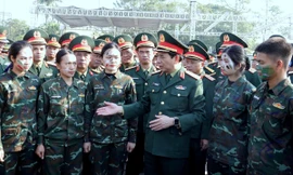 Đại tướng Phan Văn Giang: 'Sức mạnh là đây, quyết chiến quyết thắng là đây'