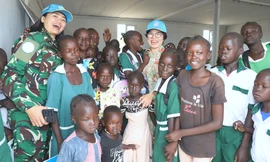 Món quà sáng tạo của người lính công binh Việt Nam ở Abyei