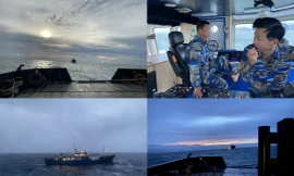 Lữ đoàn Tàu ngầm 189 cứu tàu Nga gặp nạn