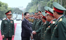 Chủ tịch nước dự lễ Tuyên dương Gương mặt trẻ tiêu biểu toàn quân