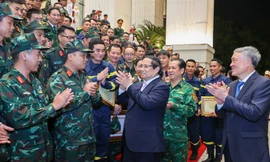 Thủ tướng Phạm Minh Chính biểu dương lực lượng giúp Myanmar khắc phục hậu quả động đất