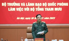 Đại tướng Phan Văn Giang chỉ đạo quân đội nắm chắc tình hình, kịp thời tham mưu chiến lược