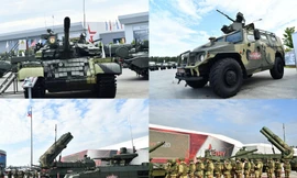 Nga khoe dàn vũ khí, thiết bị quân sự tối tân 