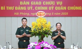 Thiếu tướng Nguyễn An Phong tiếp nhận chức vụ Chính ủy Hải quân