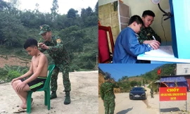 Kỷ niệm đẹp trên chốt tiền tiêu của hai trung sĩ Biên phòng