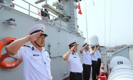 Tàu tuần tiễu săn ngầm Việt Nam kết thúc hành trình tham gia diễn tập MILAN 2024