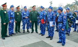 Bộ Tổng tham mưu kiểm tra chuyển trạng thái sẵn sàng chiến đấu của Cảnh sát biển