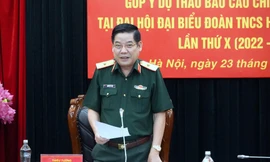 Góp ý dự thảo báo cáo chính trị Đại hội Đoàn toàn quân lần thứ X