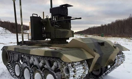 Quân đội Nga chính thức được trang bị Robot chiến đấu Uran-9