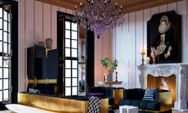 Choáng với ngôi nhà xa xỉ dát vàng khắp nơi