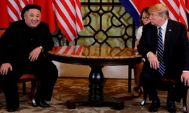 Tổng thống Trump và lãnh đạo Kim Jong-un. Ảnh: CNN.