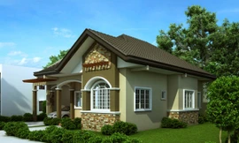 Mẫu nhà 1 tầng 800 triệu đồng đẹp như biệt thự hạng sang