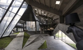 Kiến trúc khu triển lãm cà phê như 'nhà hát của giấc mơ' gây choáng ngợp