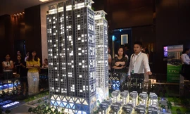 Mô hình dự án The Zei được rất nhiều khách hàng quan tâm tại sự kiện.