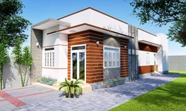 Mẫu nhà cấp 4 hai phòng ngủ đẹp như mơ chỉ với 400 triệu đồng