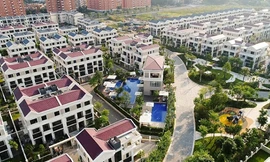 Khu biệt thự Starlake Tây Hồ Tây đã hoàn thiện.