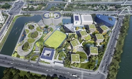 Ngôi trường với khuôn viên giống với một ngôi làng mang lại sự đột phá trong các thiết kế đô thị đương đại.