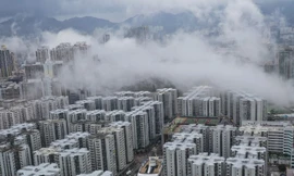 Những chung cư san sát ở Cửu Long (Hồng Kông, Trung Quốc).