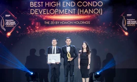 The Zei chiến thắng tuyệt đối tại hạng mục Best High End Condo Development (Ha Noi) - Dự án chung cư cao cấp tốt nhất (Hà Nội).
