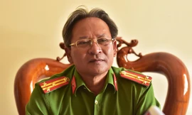 Thượng tá Võ Văn Náo, Trưởng công an huyện Bình Sơn. Ảnh: Zing