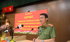 Bộ Công an trao bằng khen cho nhiều nhà báo, cơ quan báo chí