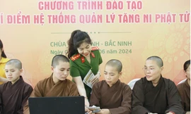 Thí điểm phần mềm quản lý tăng ni, phật tử 