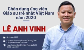 Cựu học sinh chuyên toán trở thành ứng viên giáo sư trẻ nhất Việt Nam năm 2020