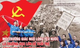 Môi trường giác ngộ lòng yêu nước, trường học lớn để tuổi trẻ trưởng thành