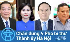 Chân dung 4 Phó Bí thư Thành ủy Hà Nội nhiệm kỳ 2020-2025