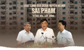 Loạt lãnh đạo quận, huyện Hà Nội sai phạm vì đất đai, xây dựng