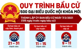 Quy trình bầu cử 500 đại biểu Quốc hội khóa mới